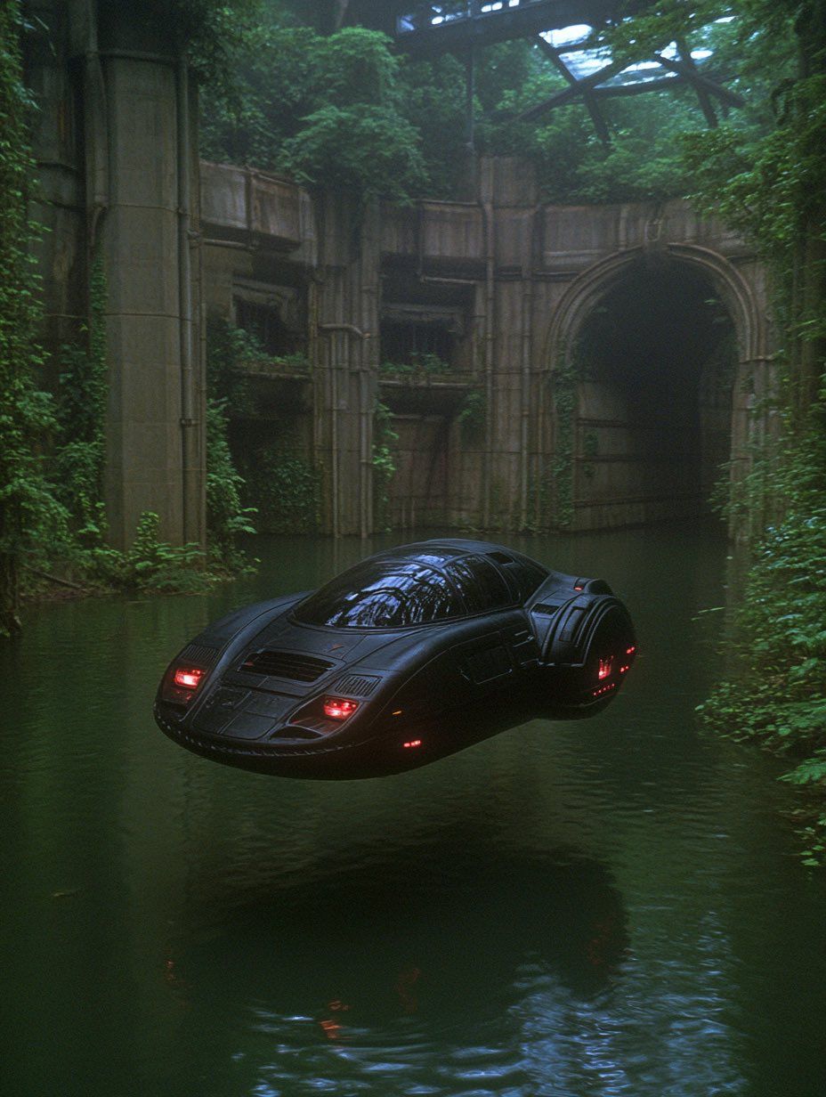 Hover vehicle on other planets