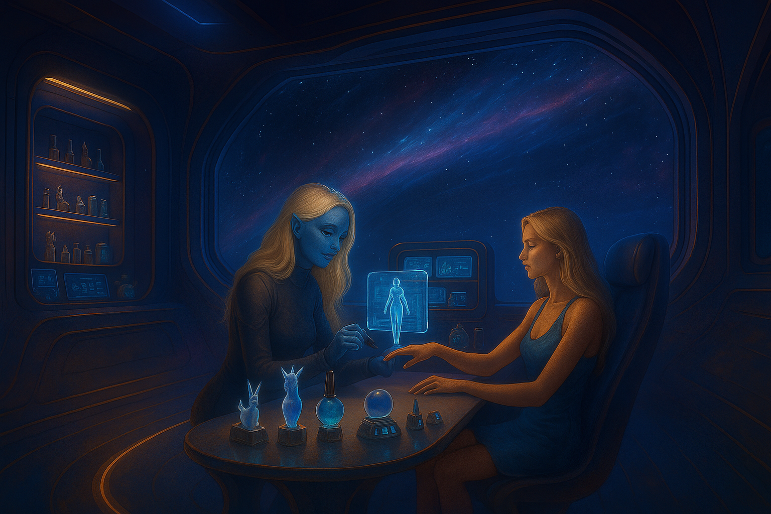 The Cosmic Nail Technician: How One Woman Redefined Nail Beauty Across the Universes